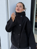 Cold Shoulder Coat