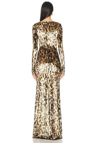 Untamed Elegance Maxi Dress