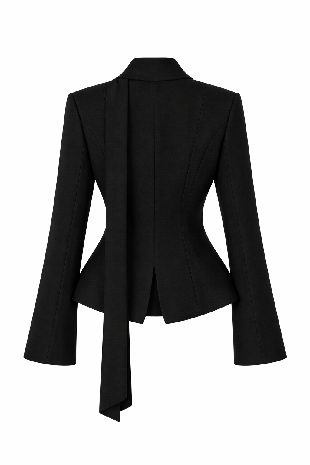 Black blazer on a white background